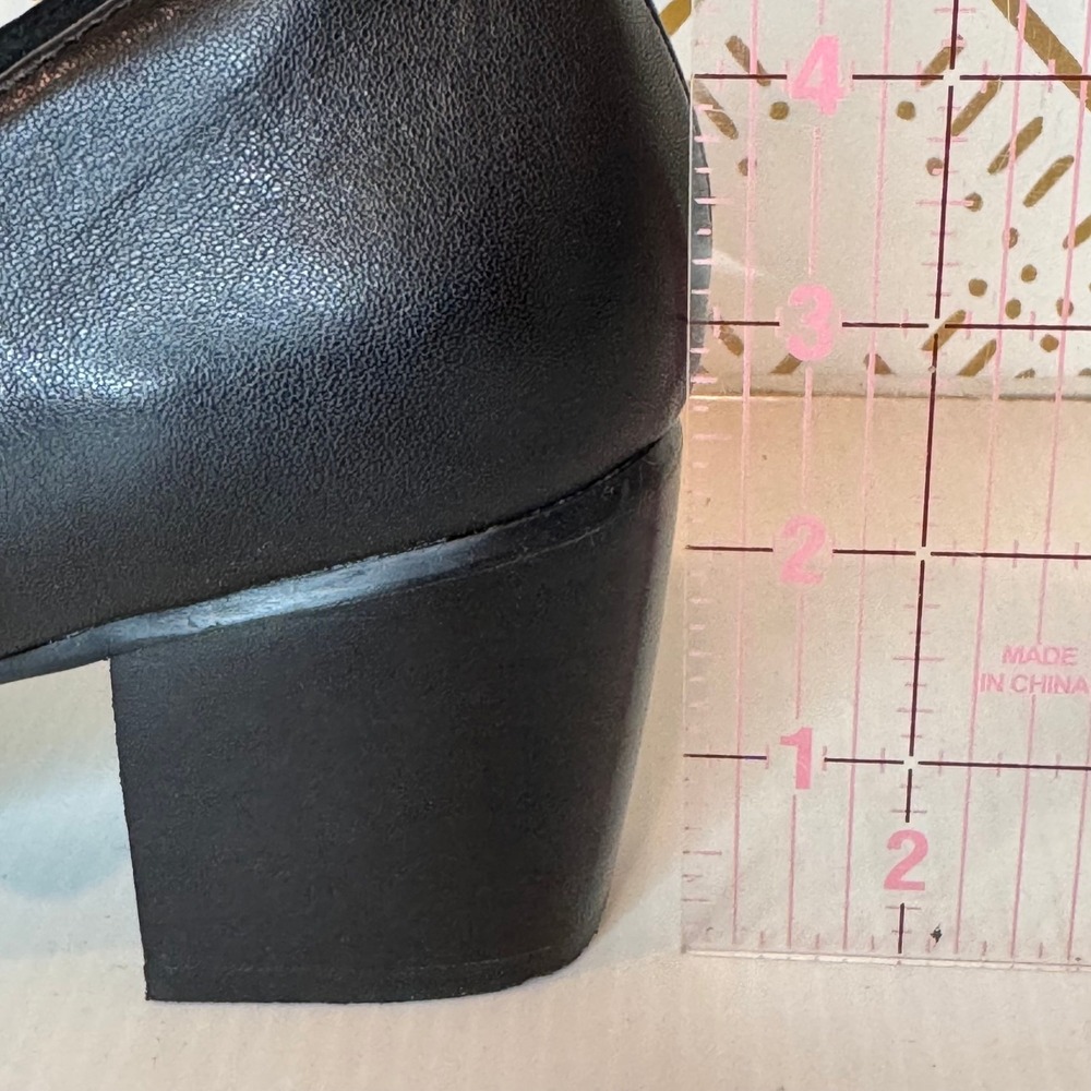 Aetrex Sara Mary Jane Heels Size 9.5 Leather Victorian Whimsigoth Witchy Comfort - Picture 10 of 11